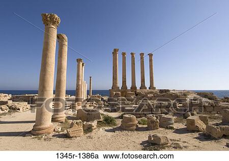 Ruins of buildings in an ancient Roman city, Sabratha, Tripolitania, Libya View Large Photo Image Stock Image - Ruins of buildings in an ancient Roman city, Sabratha, Tripolitania, Libya. Fotosearch