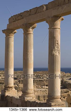 Ruins of buildings in an ancient Roman city, Sabratha, Tripolitania, Libya View Large Photo Image Stock Photograph - Ruins of buildings in an ancient Roman city, Sabratha, Tripolitania, Libya. Fotosearch