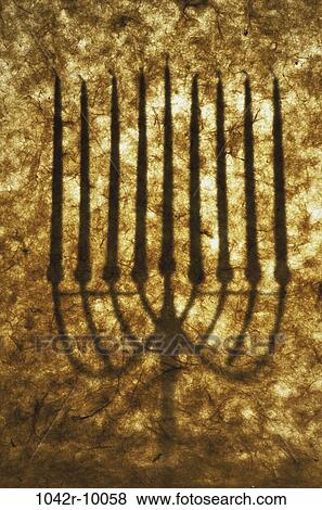 Shadow of a menorah View Large Photo Image Stock Photo - Shadow of a menorah. Fotosearch