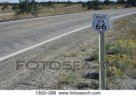 Sign of Route 66, Arizona, USA View Large Photo Image Stock Photo - Sign of Route 66, Arizona, USA. Fotosearch