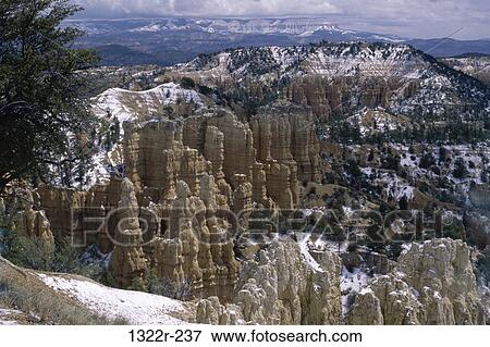 Snow at Bryce Canyon National Park, Utah, USA View Large Photo Image Stock Photo - Snow at Bryce Canyon National Park, Utah, USA. Fotosearch