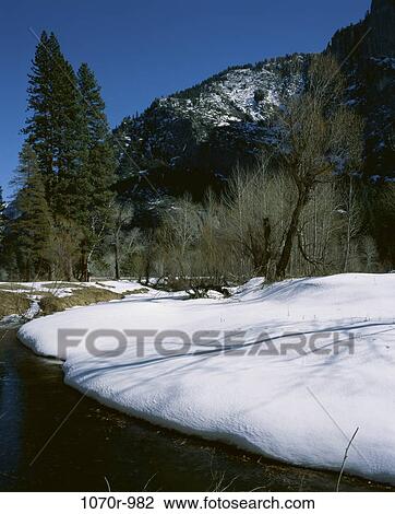 Snow at Yosemite National Park, California, USA View Large Photo Image Stock Image - Snow at Yosemite National Park, California, USA. Fotosearch