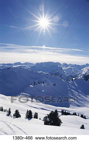 Snow covered landscape, Hoch Ybrig, Switzerland View Large Photo Image Stock Photograph - Snow covered landscape, Hoch Ybrig, Switzerland. Fotosearch
