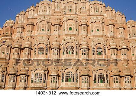 The Palace of the Winds in Jaipur, India, Rajasthan state View Large Photo Image Stock Image - The Palace of the Winds in Jaipur, India, Rajasthan state. Fotosearch