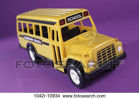 Toy school bus View Large Photo Image Picture - Toy school bus. Fotosearch