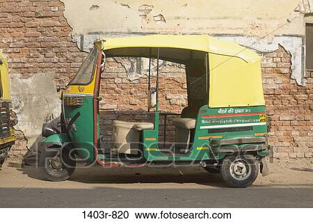 Tuk-Tuk in Agra, India View Large Photo Image Stock Image - Tuk-Tuk in Agra, India. Fotosearch