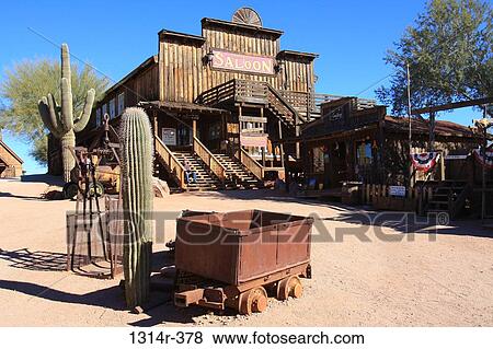 USA, Arizona, Goldfield, Mammoth Saloon View Large Photo Image Stock Photo - USA, Arizona, Goldfield, Mammoth Saloon. Fotosearch