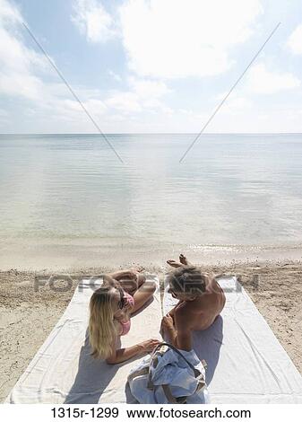 USA, Florida Keys, Islamorada, couple on beach View Large Photo Image Stock Photo - USA, Florida Keys, Islamorada, couple on beach. Fotosearch