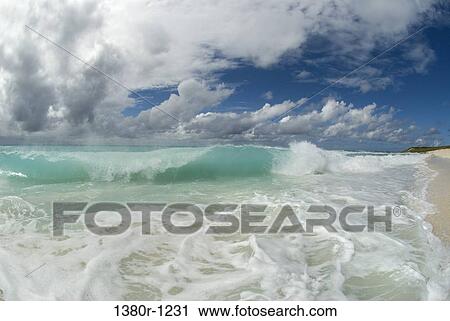 Waves in the sea, Los Roques National Park, Los Roques, Venezuela View Large Photo Image Stock Image - Waves in the sea, Los Roques National Park, Los Roques, Venezuela. Fotosearch