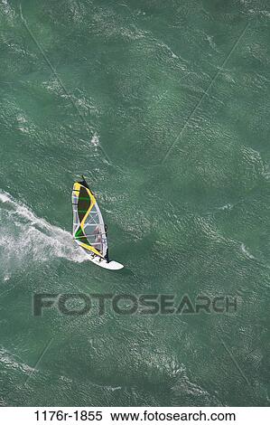 Windsurfing on the north shore of Maui, MNR View Large Photo Image Stock Photography - Windsurfing on the north shore of Maui, MNR. Fotosearch