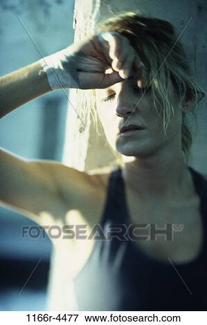 Woman exercising View Large Photo Image Stock Photo - Woman exercising. Fotosearch