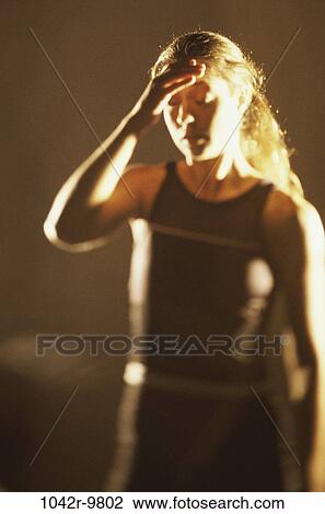 Woman flexing her biceps View Large Photo Image Stock Image - Woman flexing her biceps. Fotosearch