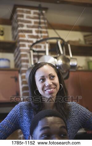 African American brother and sister in kitchen View Large Photo Image Stock Image - African American brother and sister in kitchen. Fotosearch