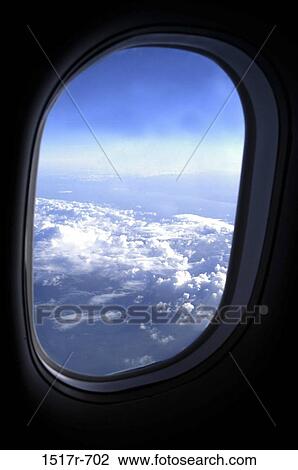 Airplane window View Large Photo Image Stock Image - Airplane window. Fotosearch