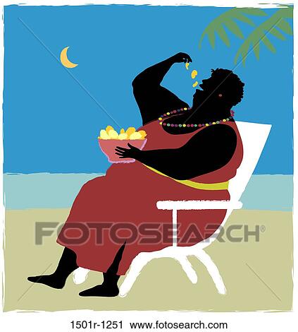 Stock Image - Beach Party, illustration. Fotosearch