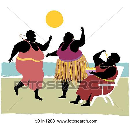 Stock Photo - Beach Party, illustration. Fotosearch