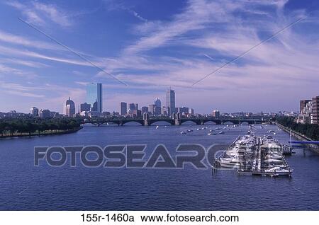 Boat docked on Charles River, Boston, Massachusetts, USA View Large Photo Image Stock Image - Boat docked on Charles River, Boston, Massachusetts, USA. Fotosearch