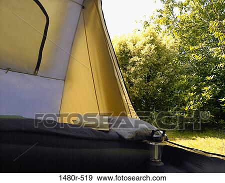 Book on a sleeping bag in a dome tent View Large Photo Image Stock Photo - Book on a sleeping bag in a dome tent. Fotosearch