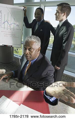 Business presentation in conference room View Large Photo Image Stock Photo - Business presentation in conference room. Fotosearch