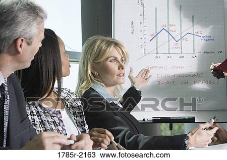Stock Image - Business presentation. Fotosearch