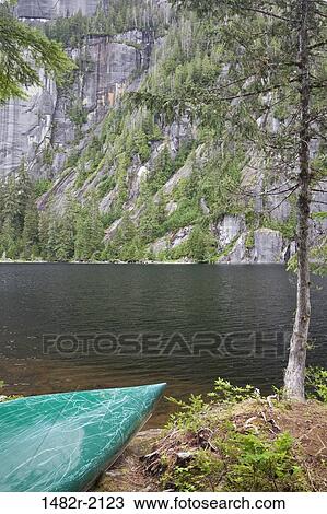 Canoe at the lakeside, Punchbowl Lake, Misty Fiords National Monument, Alaska, USA View Large Photo Image Stock Image - Canoe at the lakeside, Punchbowl Lake, Misty Fiords National Monument, Alaska, USA. Fotosearch