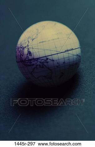 Stock Photo - Close-up of a globe. Fotosearch