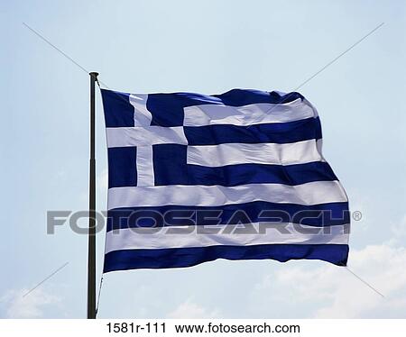 Close-up of a Greek Flag View Large Photo Image Stock Image - Close-up of a Greek Flag. Fotosearch