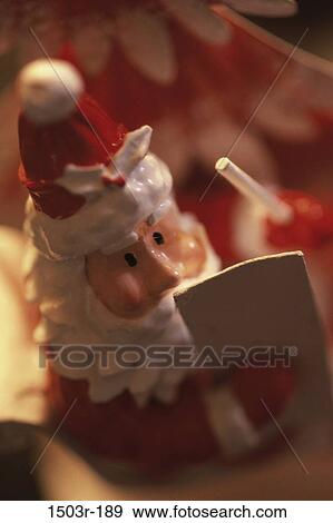 Stock Photo - Close-up of a Santa Claus doll. Fotosearch