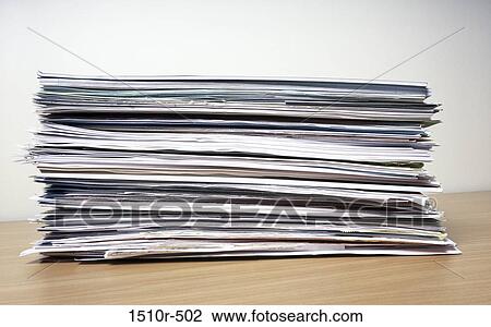 Close-up of a stack of files View Large Photo Image Stock Image - Close-up of a stack of files. Fotosearch