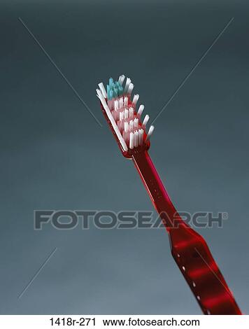 Close-up of a toothbrush View Large Photo Image Stock Image - Close-up of a toothbrush. Fotosearch