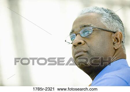 Close-up of African American man View Large Photo Image Stock Image - Close-up of African American man. Fotosearch