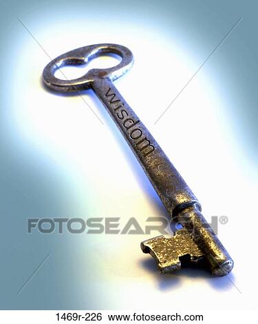 Close-up of an antique key View Large Photo Image Stock Photograph - Close-up of an antique key. Fotosearch