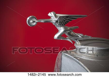 Close-up of hood ornament of an antique car, Potlatch Totem Park, Ketchikan, Alaska, USA View Large Photo Image Stock Photography - Close-up of hood ornament of an antique car, Potlatch Totem Park, Ketchikan, Alaska, USA. Fotosearch