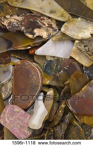 Close-up of polished agate pieces View Large Photo Image Stock Photo - Close-up of polished agate pieces. Fotosearch
