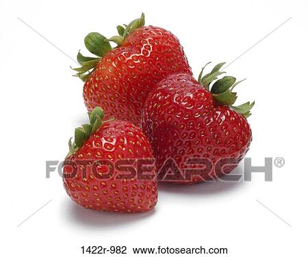 Stock Image - Close-up of strawberries. Fotosearch