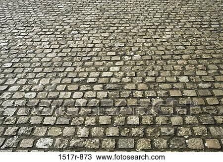 Cobblestone street View Large Photo Image Stock Image - Cobblestone street. Fotosearch