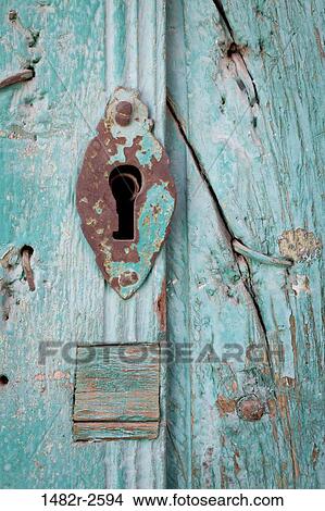 Picture - Detail of a door, San Miguel de Allende, Guanajuato, Mexico. Fotosearch