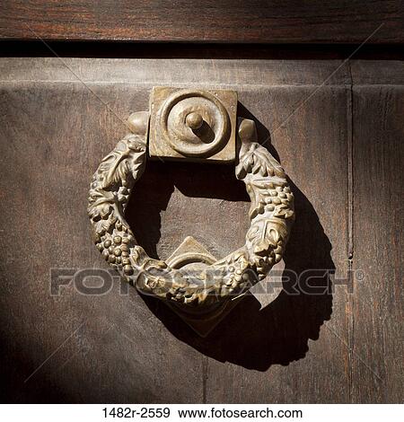 Stock Photo - Detail of a door, San Miguel de Allende, Guanajuato, Mexico. Fotosearch