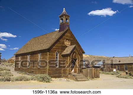 Facade of the Methodist Church, Bodie State Historic Park, California, USA View Large Photo Image Stock Image - Facade of the Methodist Church, Bodie State Historic Park, California, USA. Fotosearch
