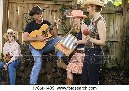 Family country music band View Large Photo Image Stock Photo - Family country music band. Fotosearch