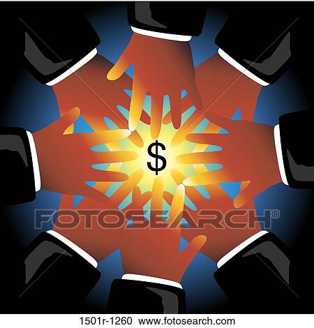 Hands reaching for glowing Dollar sign, illustration View Large Photo Image Stock Image - Hands reaching for glowing Dollar sign, illustration. Fotosearch