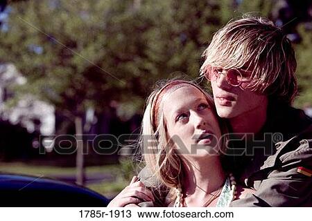 Stock Image - Hippie couple. Fotosearch