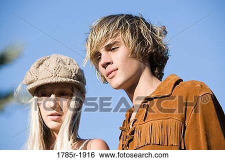 Hippie couple View Large Photo Image Stock Photograph - Hippie couple. Fotosearch