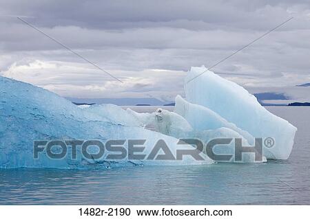 Stock Image - Icebergs, Endicott Arm, Alaska, USA. Fotosearch