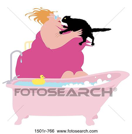 Kitty Bath Linda Braucht (b. 20th C. American) Computer graphics View Large Photo Image Stock Photograph - Kitty Bath Linda Braucht (b. 20th C. American) Computer graphics. Fotosearch