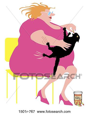 Kitty Pills Linda Braucht (b. 20th C. American) Computer graphics View Large Photo Image Stock Photo - Kitty Pills Linda Braucht (b. 20th C. American) Computer graphics. Fotosearch