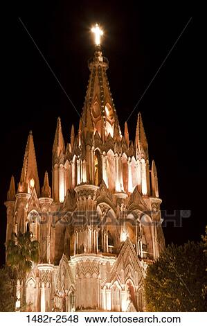 La Parrocquia, San Miguel de Allende, Guanajuato, Mexico View Large Photo Image Stock Photo - La Parrocquia, San Miguel de Allende, Guanajuato, Mexico. Fotosearch
