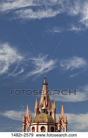 La Parroquia, the parish church of the San Miguel Arc angel, San Miguel de Allende, Guanajuato, Mexico View Large Photo Image Stock Photo - La Parroquia, the parish church of the San Miguel Arc angel, San Miguel de Allende, Guanajuato, Mexico. Fotosearch