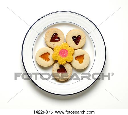 Large white dining plate with assorted colorful sugar cookies View Large Photo Image Stock Photography - Large white dining plate with assorted colorful sugar cookies. Fotosearch