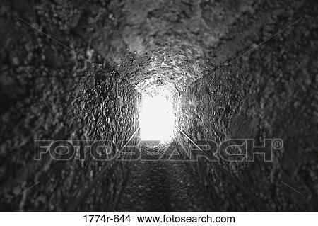 Light at end of tunnel View Large Photo Image Picture - Light at end of tunnel. Fotosearch